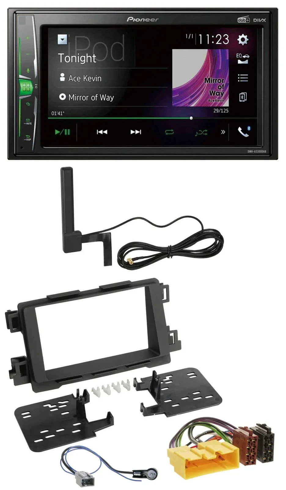 Pioneer MP3 DAB AUX 2DIN Bluetooth Autoradio für Mazda 6 2013 2015 CX-5 ab 2012