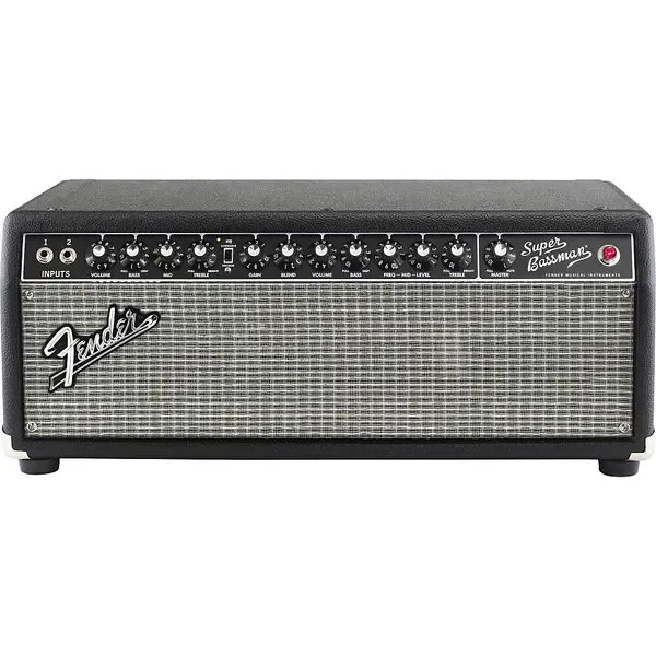 Ламповый усилитель для бас-гитары Fender Super Bassman 300W Tube Bass Amp Head Black