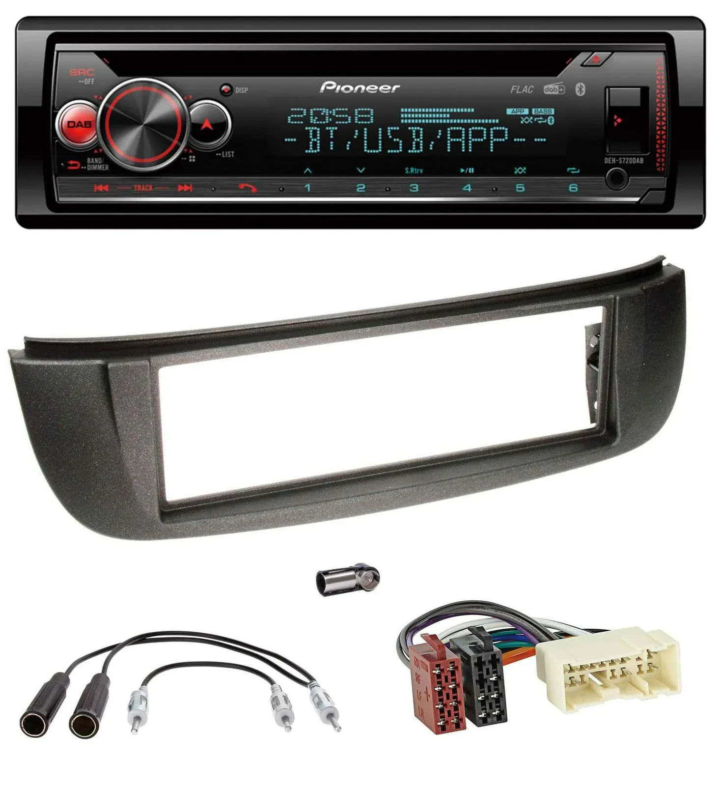 Pioneer MP3 DAB CD Bluetooth USB Autoradio für Nissan Almera Tino (2001-2004)
