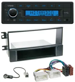 VDO AUX Bluetooth USB MP3 Autoradio für Kia Sportage II 08-10 neue Verkabelung