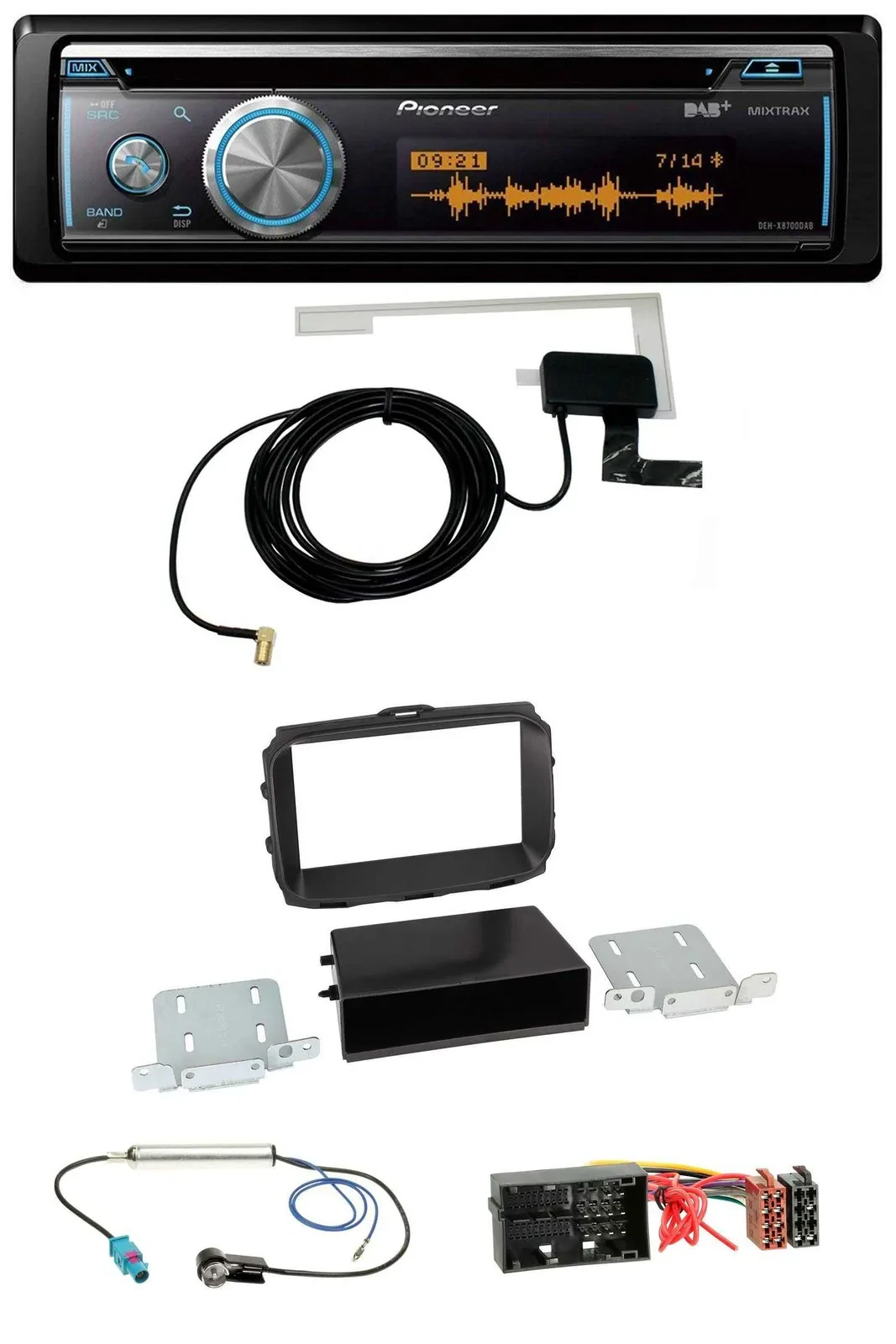 Автомагнитола для Alfa Romeo Giulietta 940 Facelift Pioneer Bluetooth DAB MP3 USB CD