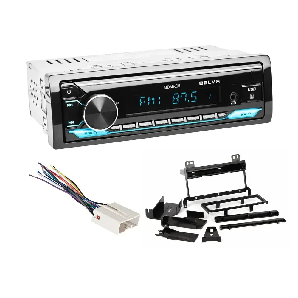 Установочный комплект для автомагнитолы Belva BDMRS5 Single DIN для Ford Mustang 2004, для авто без штатного усилителя