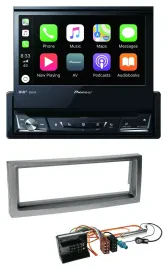 Pioneer DVD Bluetooth DAB USB MP3 Autoradio für Citroen C5 Peugeot 407 ab 04 gra