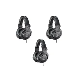 Наушники проводные Audio-technica ATH-M30x Black (3 штуки)