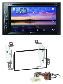 Pioneer Bluetooth 2DIN USB DVD DAB MP3 Autoradio für Nissan Note (2005-2013)