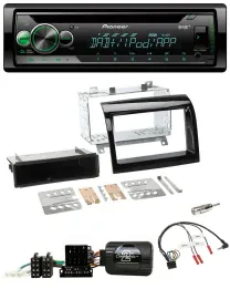 Pioneer USB MP3 DAB Lenkrad CD Autoradio für Fiat Ducato 12-15 piano schwarz