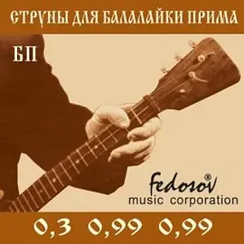 Комплект струн для балалайки Fedosov BP