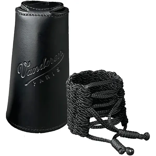 Лигатура для бас-кларнета Vandoren Klassik Bb Clarinet Ligature and Cap Bb Clarinet with Leather Cap