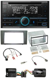Kenwood CD 2DIN DAB USB Lenkrad Bluetooth Autoradio für Ford Mondeo 2003-2007 sc