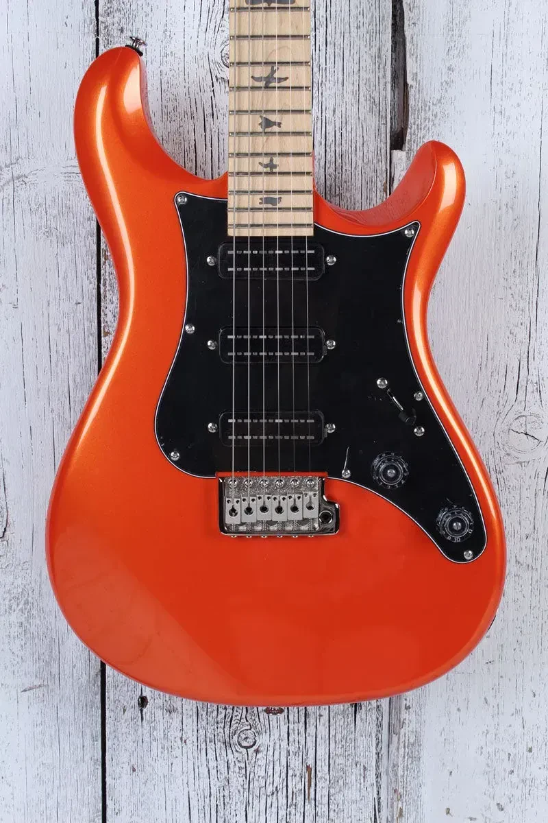 Б/У Электрогитара PRS SE NF 3 цельнокорпусная, Metallic Orange с чехлом