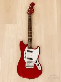 Электрогитара Fender Mustang ‘69 Vintage Reissue MG69/MH SS Candy Apple Red w/gigbag Japan 2011