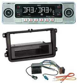 Dietz Bluetooth MP3 DAB USB Autoradio für VW Sharan ab 10 Tiguan ab 07 Touran ab