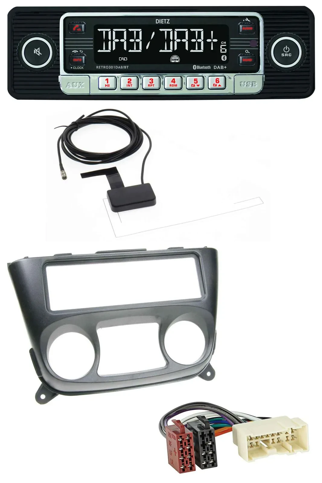 Автомагнитола для Nissan Almera N16 Dietz DAB Bluetooth USB MP3