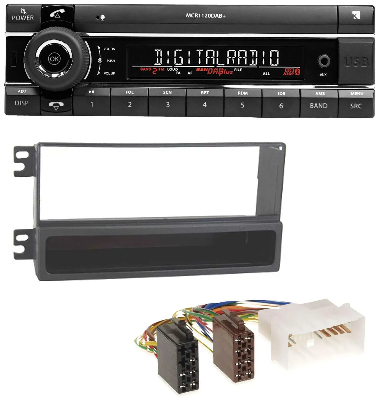 Автомагнитола для Kia Magentis (с 2006) Kienzle Bluetooth, MP3, USB, DAB