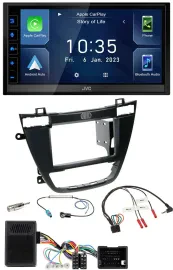 JVC DAB Bluetooth Lenkrad USB 2DIN Autoradio für Opel Insignia ab 08 schwarz