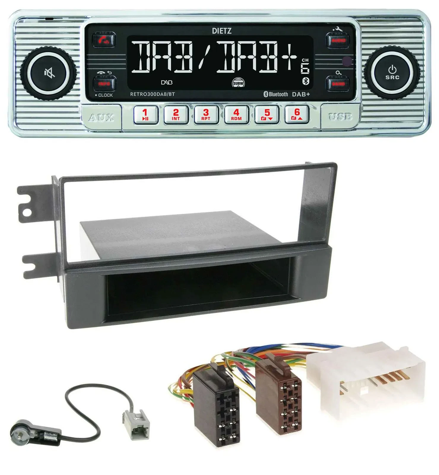 Dietz Bluetooth MP3 DAB USB Autoradio für Kia Cerato (ab 2007)