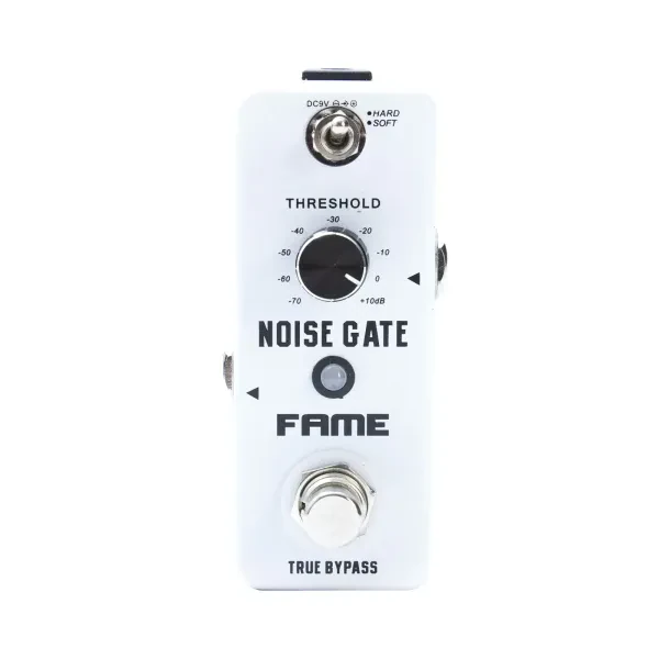 LEF-319 Noise Gate Gitarren Effektgerät Hard/Soft Mode Threshold True Bypass