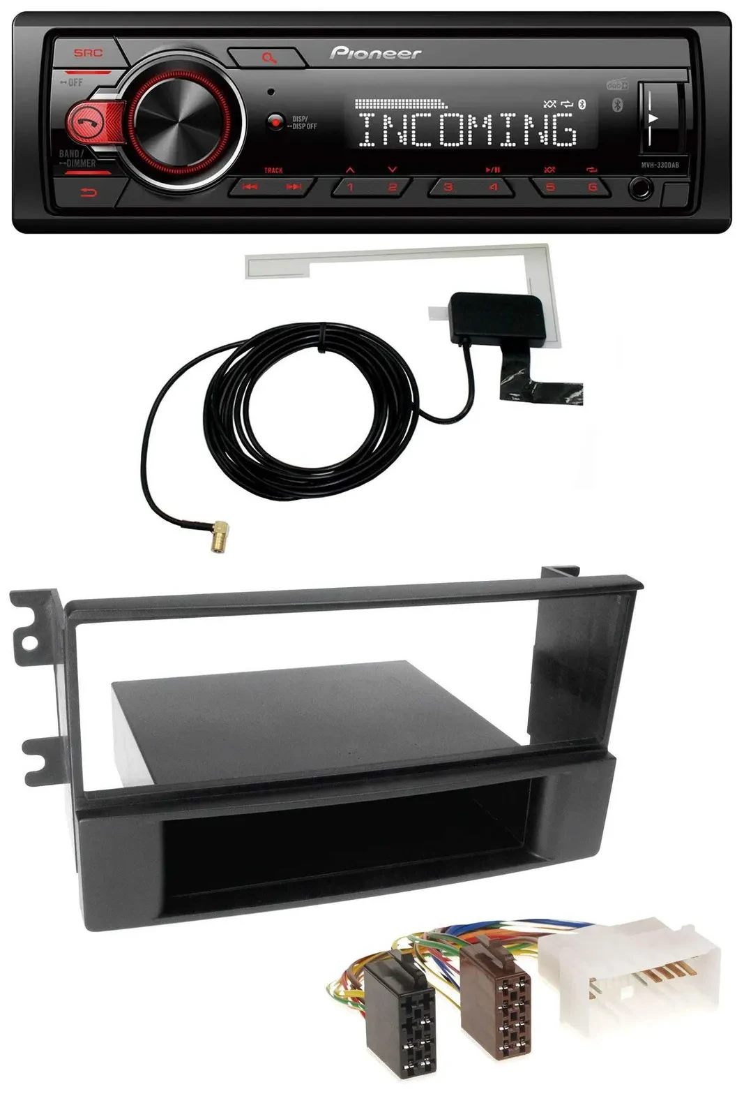 Pioneer USB MP3 DAB Bluetooth Autoradio für Kia Sorento (ab 2006)