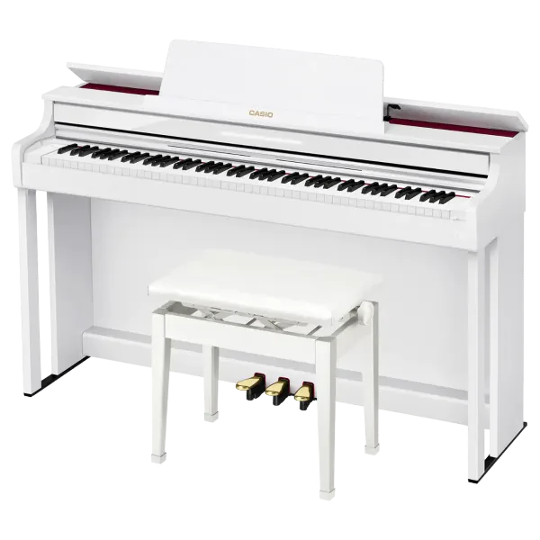 Цифровое пианино классическое Casio Celviano AP-550WE White с банкеткой