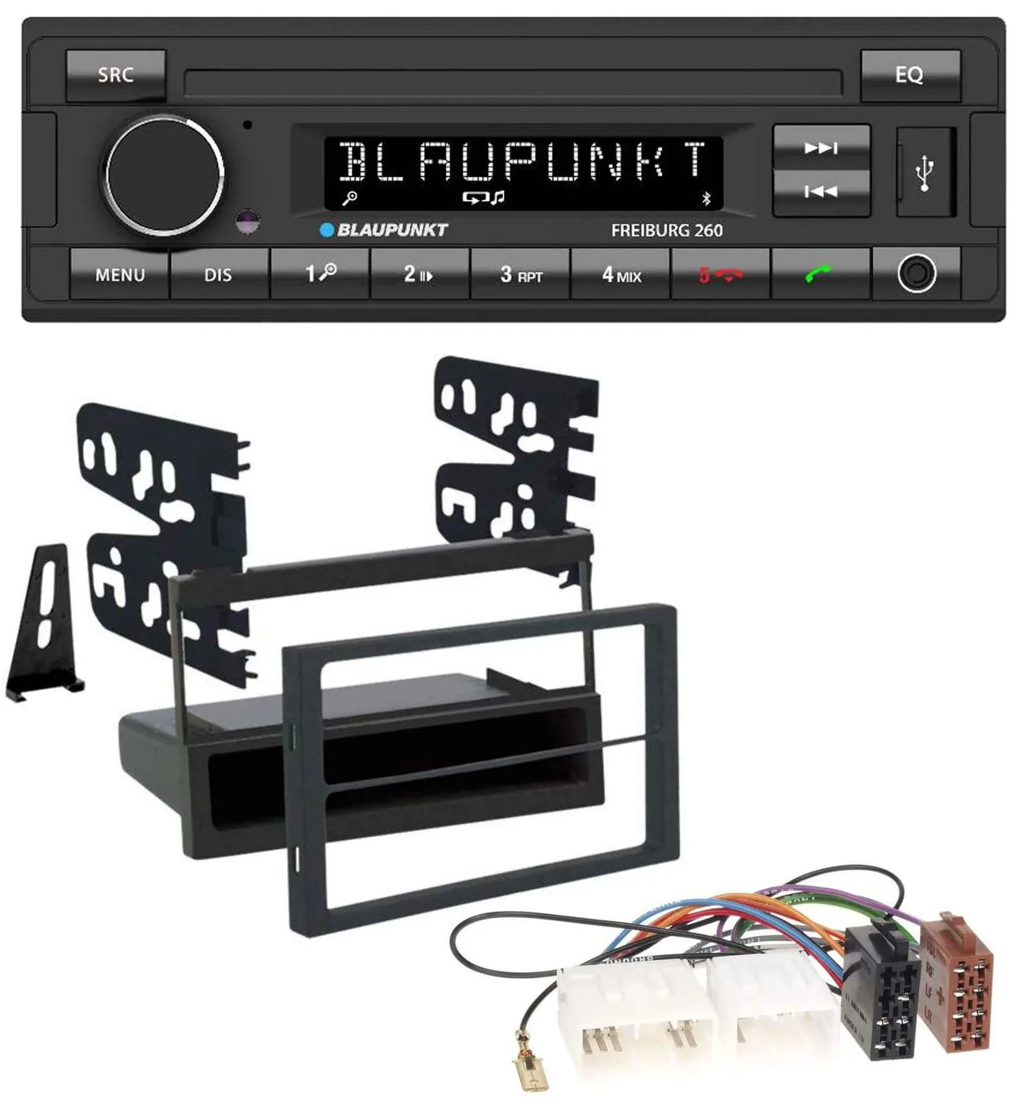 Blaupunkt AUX Bluetooth MP3 USB Autoradio für Mazda 626 (99-00) / MPV (96-99)