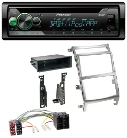 Pioneer USB MP3 DAB AUX CD Autoradio für Hyundai ix55 (2009-2012) silber