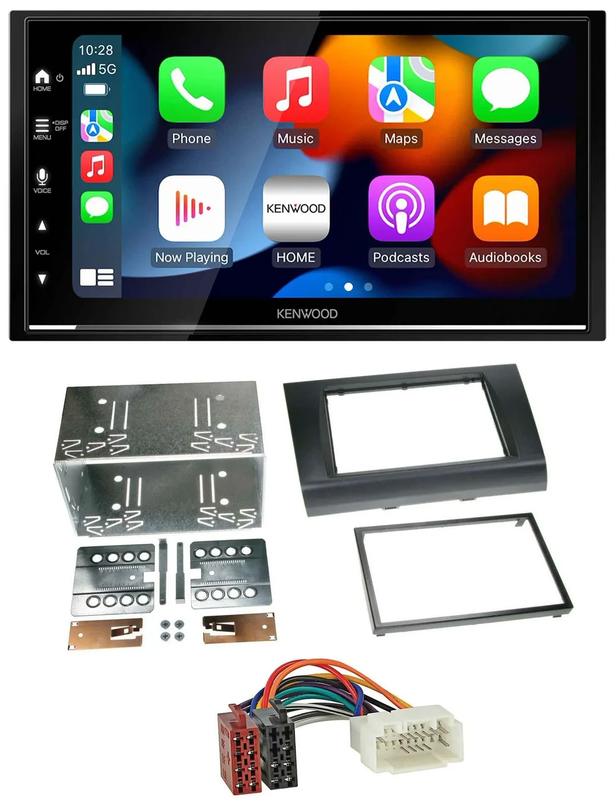 Автомагнитола для Suzuki Swift (2005-2010) Kenwood 2-DIN, DAB, USB, Bluetooth, MP3