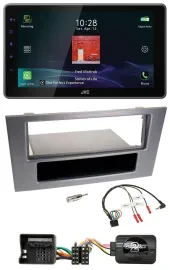 JVC DAB Lenkrad Bluetooth USB Autoradio für Ford Mondeo 2004-2007 anthrazit