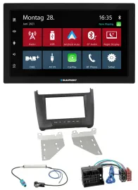 Blaupunkt MP3 Bluetooth DAB 2DIN USB Autoradio für VW Polo (ab 14) schwarz