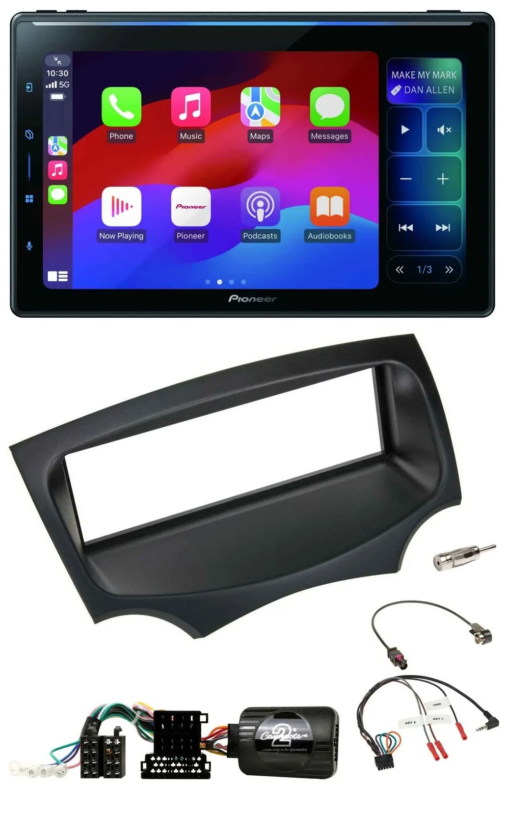 Pioneer Bluetooth DAB Lenkrad USB Autoradio für Ford Ka RU8 2008-2017