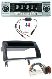 Dietz DAB USB MP3 Bluetooth Autoradio für Toyota Corolla E12 2003-2008 dunkelgra