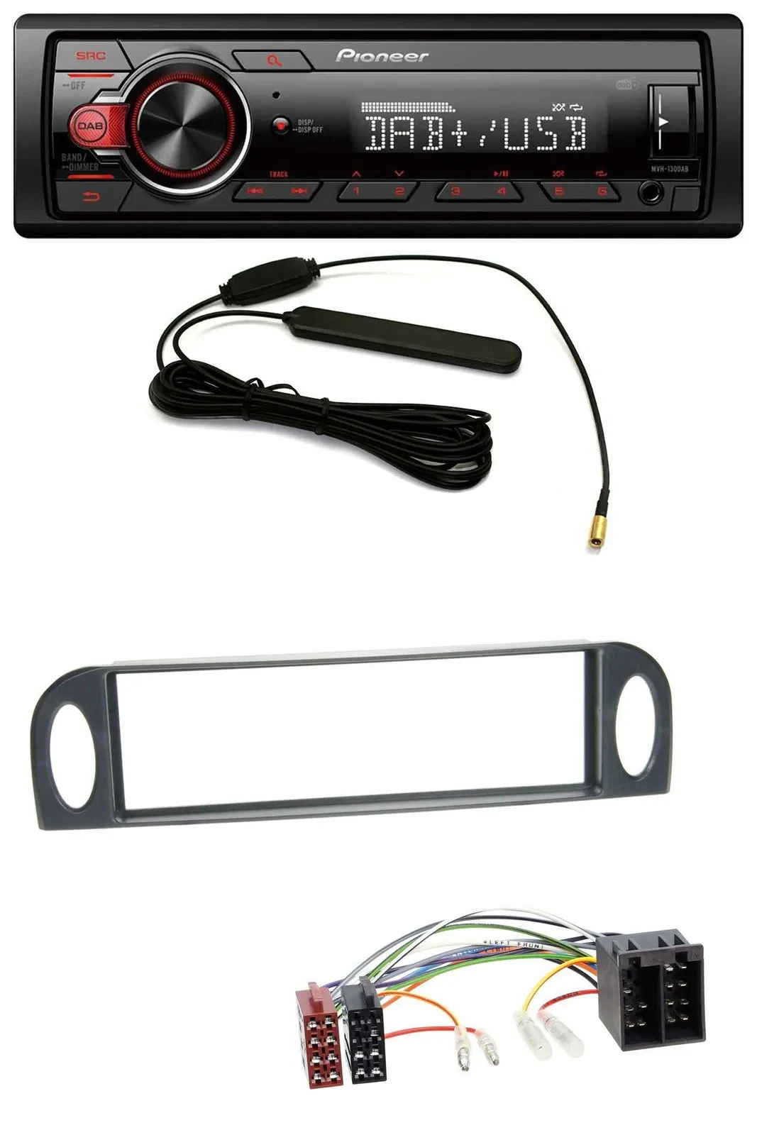 Pioneer MP3 DAB 1DIN AUX USB Autoradio für Citroen C5 (bis 2004)