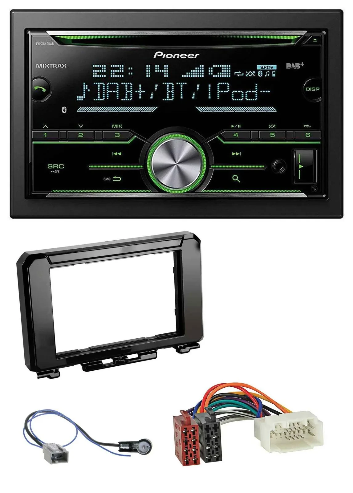 Автомагнитола Pioneer 2DIN DAB Bluetooth USB CD MP3 для Suzuki Jimny GJ (с 2018)