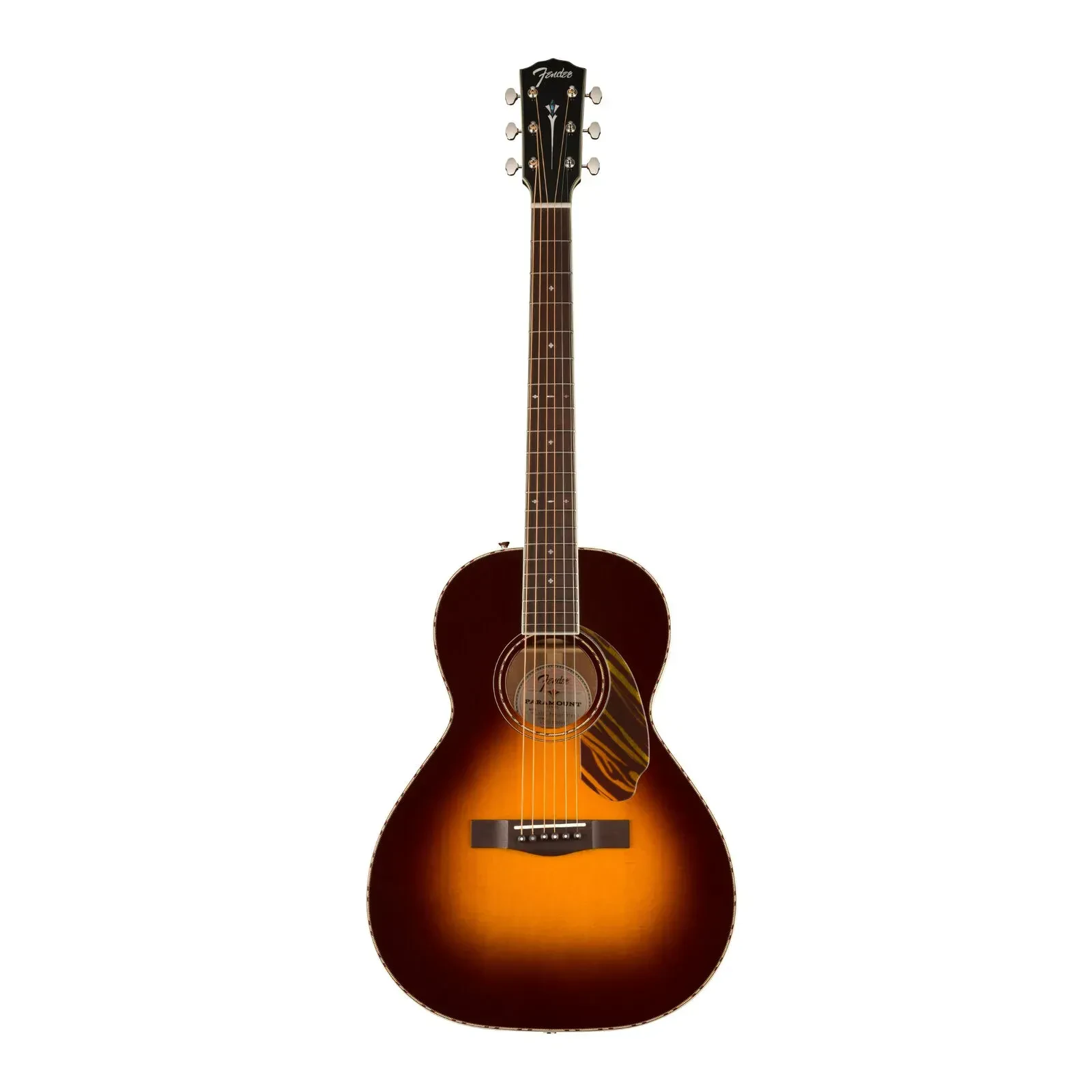 Fender PS-220E Parlor Acoustic Guitar 6 String  3 Tone Vintage Sunburst