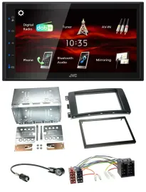 Автомагнитола JVC 2-DIN, USB, Bluetooth, MP3, DAB для Smart ForFour (2004–2006), ForTwo (2007–2010)