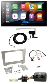 Pioneer Lenkrad USB Bluetooth DAB 2DIN Autoradio für SSangYong Rexton Telefontas