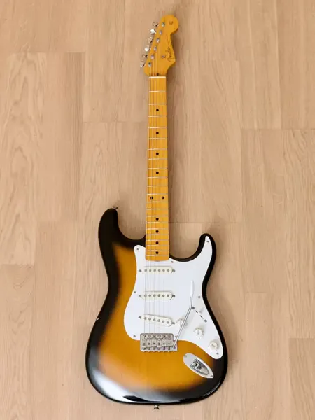 Электрогитара Fender Stratocaster '57 Vintage Reissue ST57 SSS Sunburst w/gigbag Japan 2010