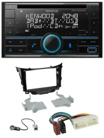 Автомагнитола Kenwood 2-DIN CD DAB USB MP3 Bluetooth для Hyundai i30 (с 2017)