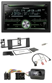 Pioneer Bluetooth Lenkrad DAB 2DIN USB CD Autoradio für BMW 5er E39 96-04 Aktivs