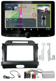 Автомагнитола для Kia Sportage III (2010–2015) Kenwood 2 DIN Bluetooth DAB TMC USB навигация