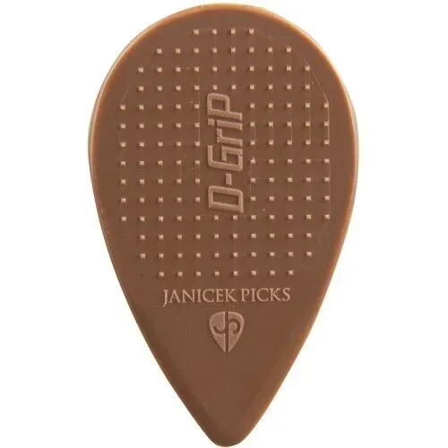 D-Grip Janicek Plektrum Balkan braun 0,90 mm f. Mandoline/Balalaika u.a. | Neu