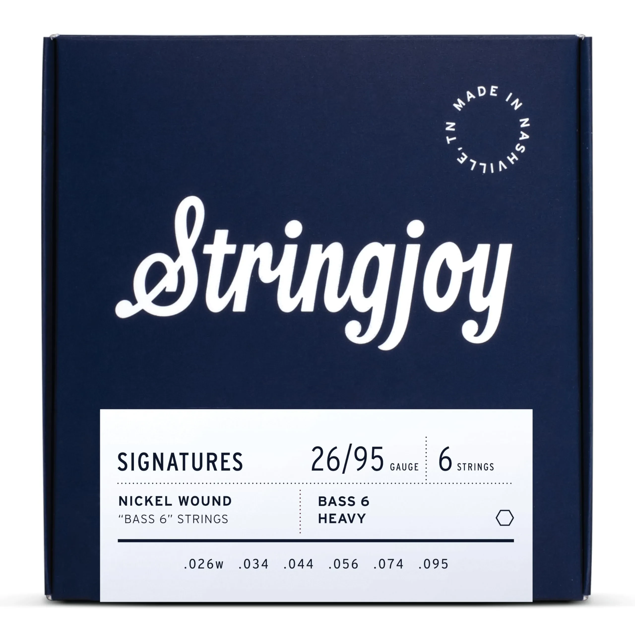 Струны для бас-гитары Stringjoy BVI2695 Signatures Balanced Nickel Wound Heavy 26-95