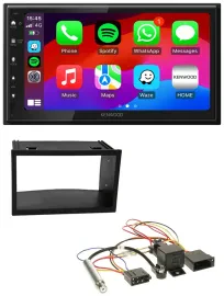 Kenwood MP3 USB DAB 2DIN Bluetooth Autoradio für VW Golf 4 Passat Polo T4 Fox IS