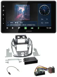Kenwood MP3 Bluetooth USB DAB Autoradio für Ford Transit Connect 2012-2018 Displ