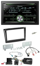 Pioneer Bluetooth Lenkrad DAB 2DIN USB CD Autoradio für Fiat Doblo ab 15 Mini-IS
