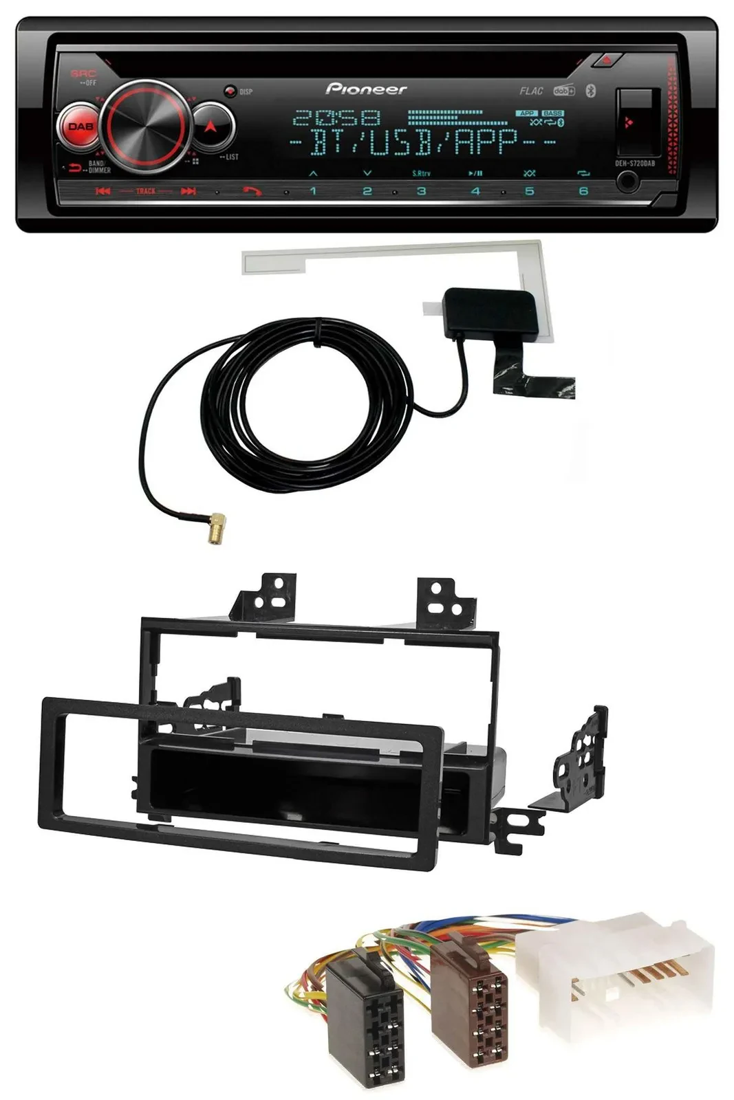Pioneer DAB CD MP3 USB Bluetooth Autoradio für Kia Rio Hyundai Accent 2006-2011