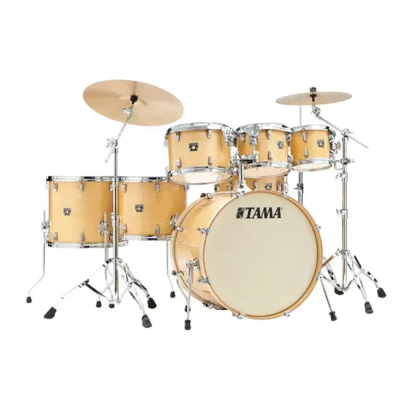 TAMA Superstar Classic 7 Pc Gloss Natural Blonde Shell Pack with 22 Inch BD