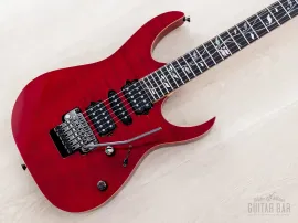 2013 Ibanez J. Custom RG8570Z Red Spinel AAA Maple w/ Case, COA