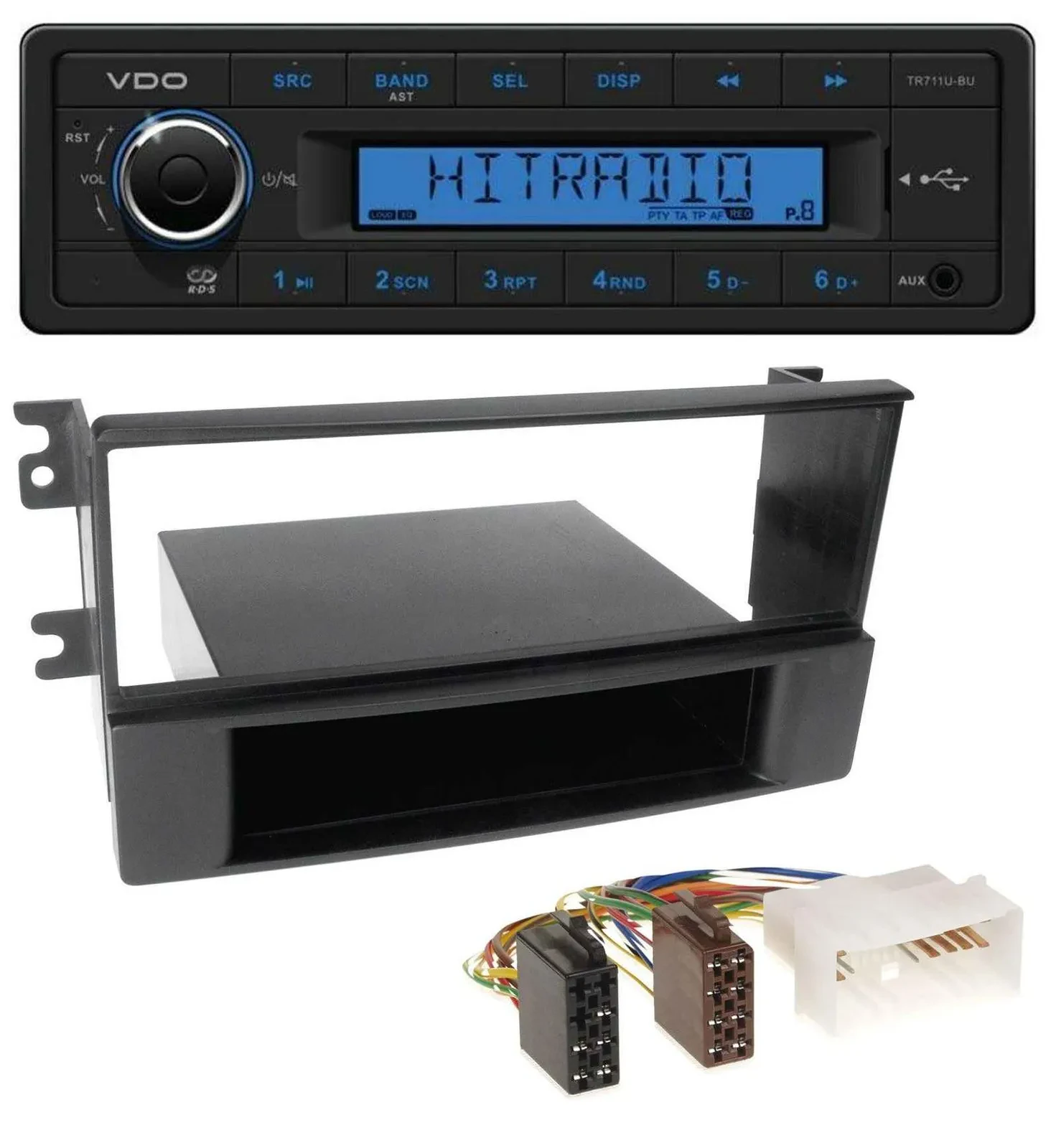 VDO AUX 1DIN MP3 USB Autoradio für Kia Sorento (ab 2006)