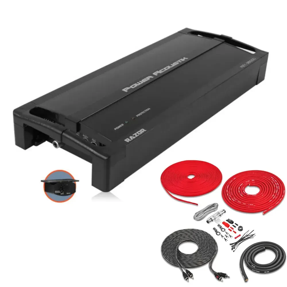 Усилитель мощности Power Acoustik RZ1-3500D Razor Series 1-канальный 3500W (набор)