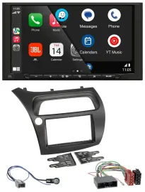 JBL USB 2DIN MP3 Bluetooth AUX Autoradio für Honda Civic (2006-2012)